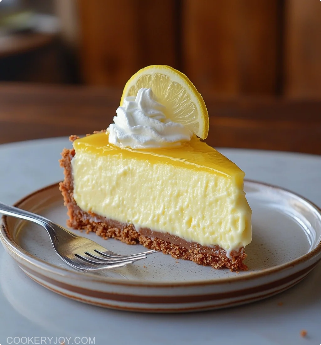 No Bake Lemon Cheesecake