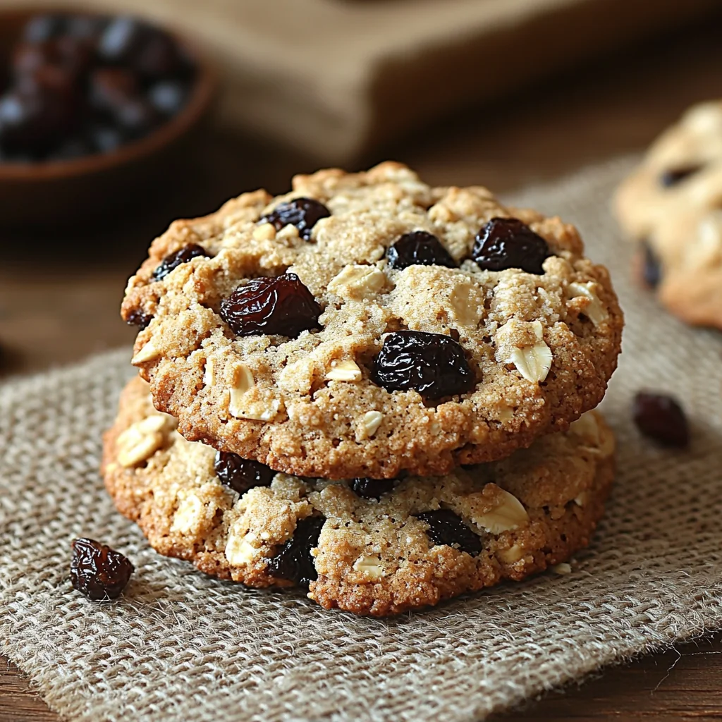 Oatmeal Raisin Cookies