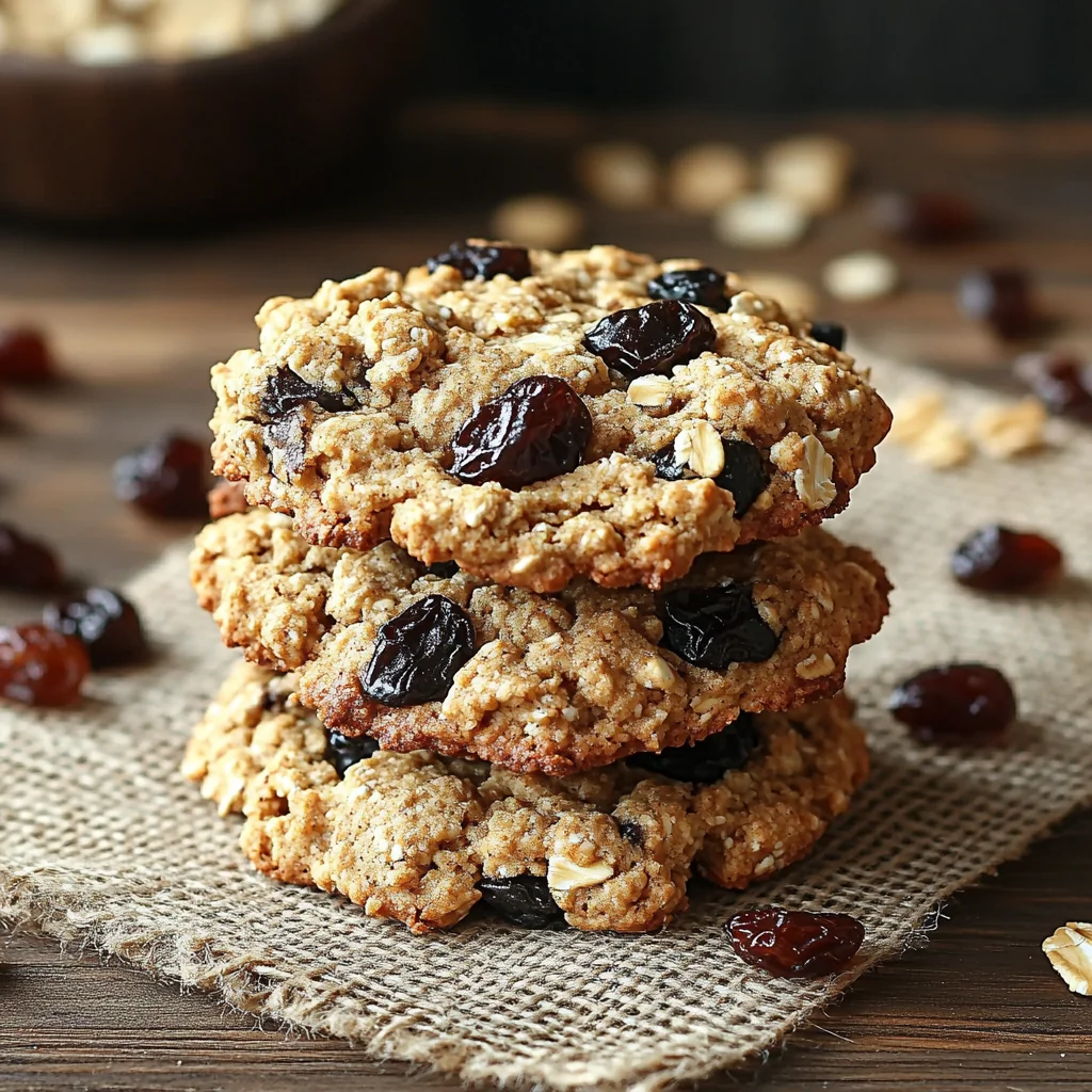 Oatmeal Raisin Cookies