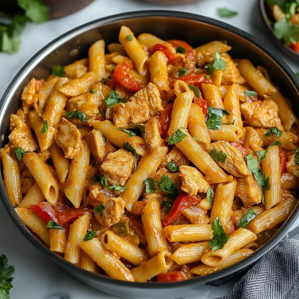 One-Pot Chicken Fajita Pasta