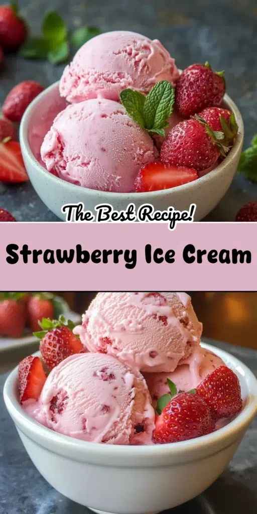 Strawberry Ice Cream