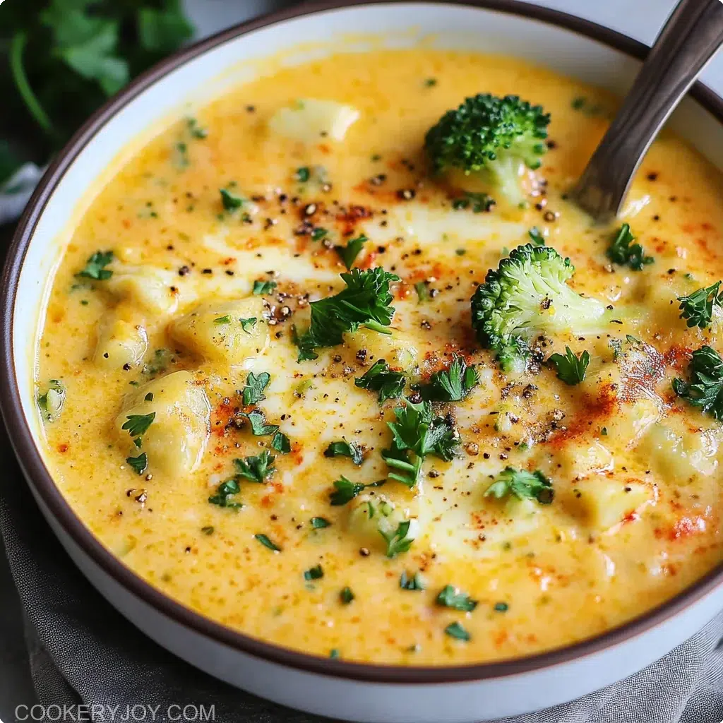 keto broccoli cheese soup