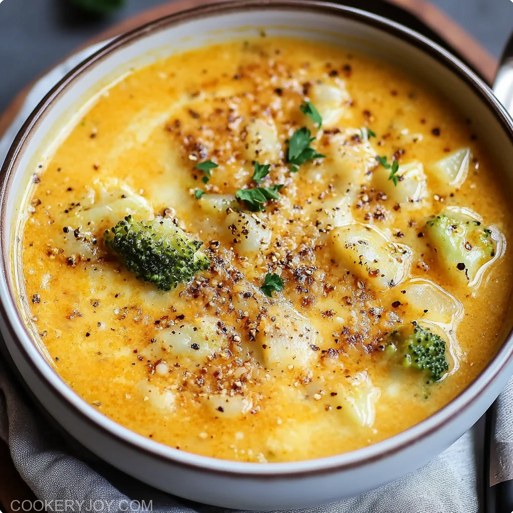 keto broccoli cheese soup
