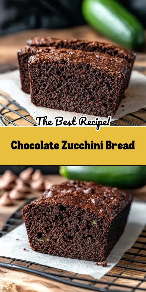 Chocolate Zucchini Bread