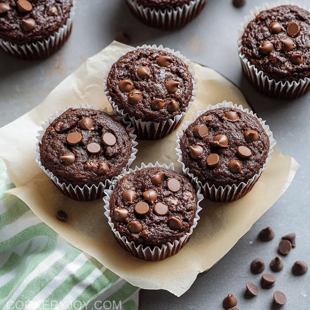 Zucchini Chocolate Chip Muffins