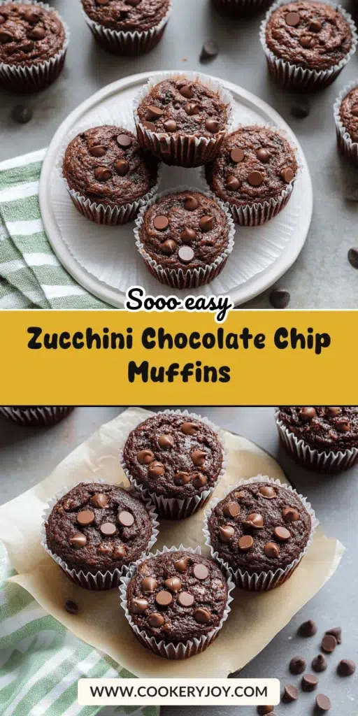 Zucchini Chocolate Chip Muffins