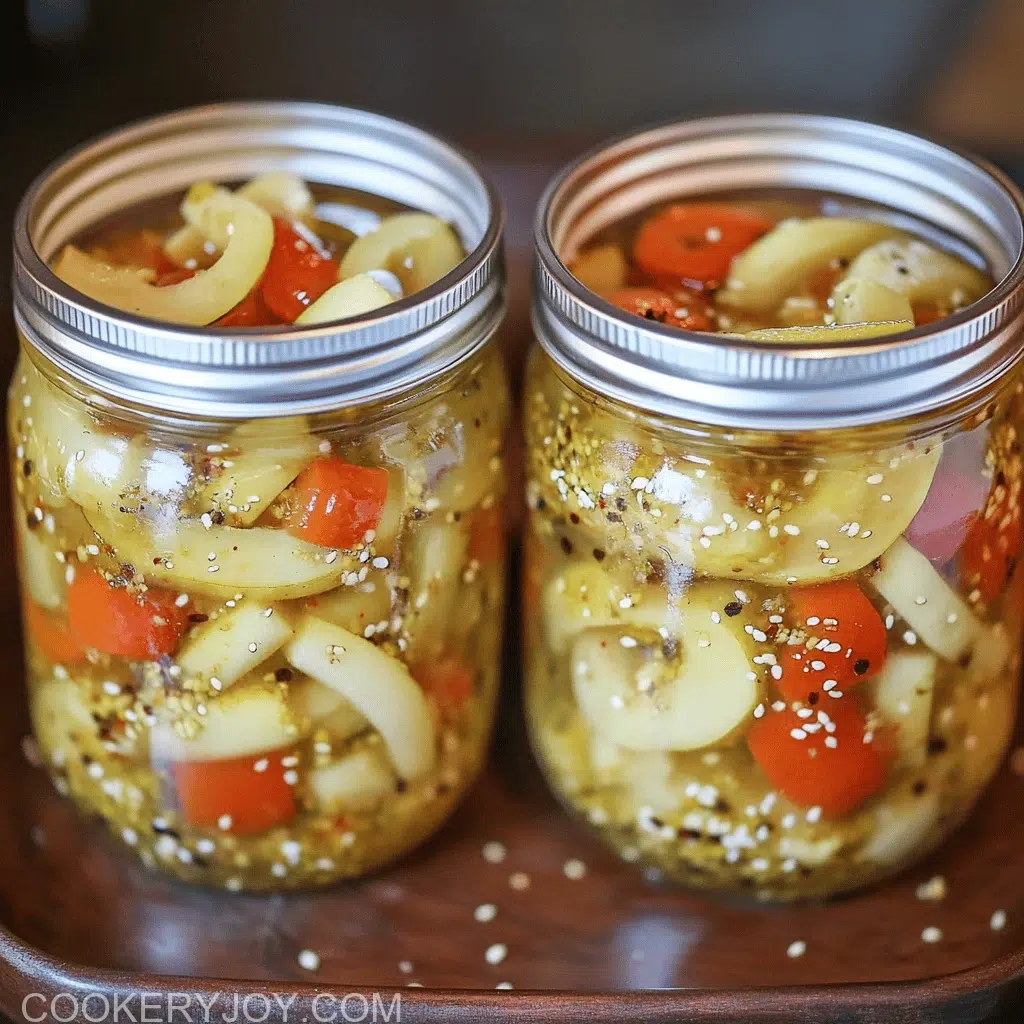 Sweet Pickled Banana Peppers