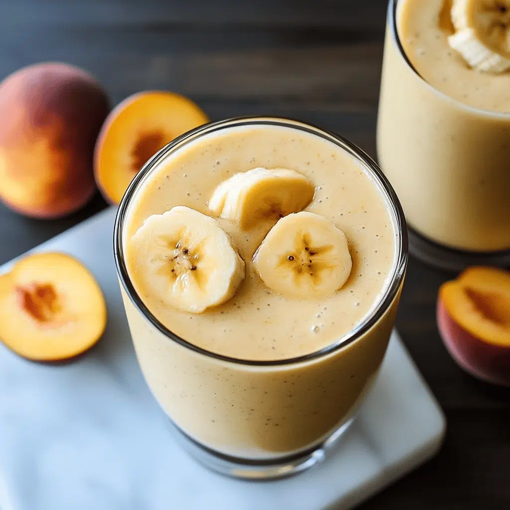 Banana Peach Smoothie