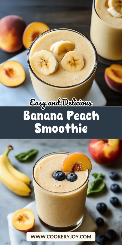 Banana Peach Smoothie