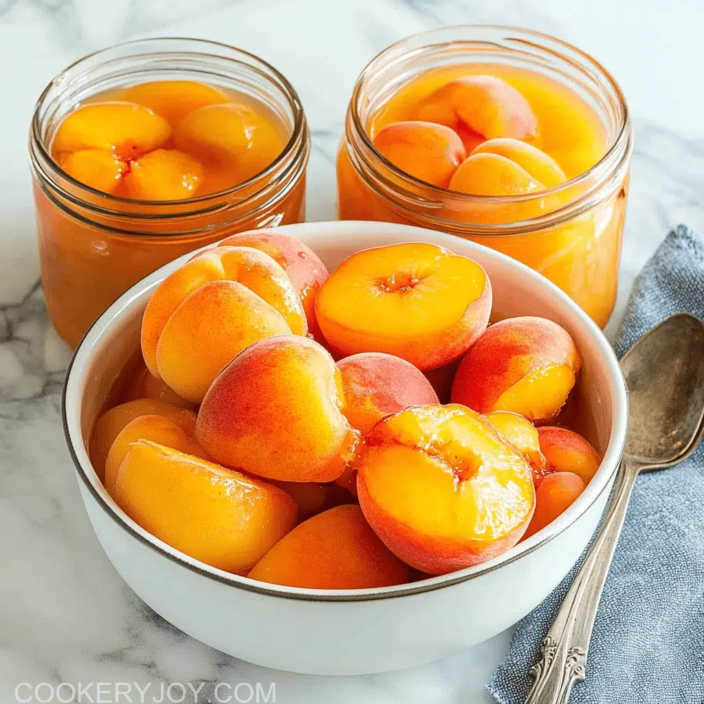 Canning Peaches at Home