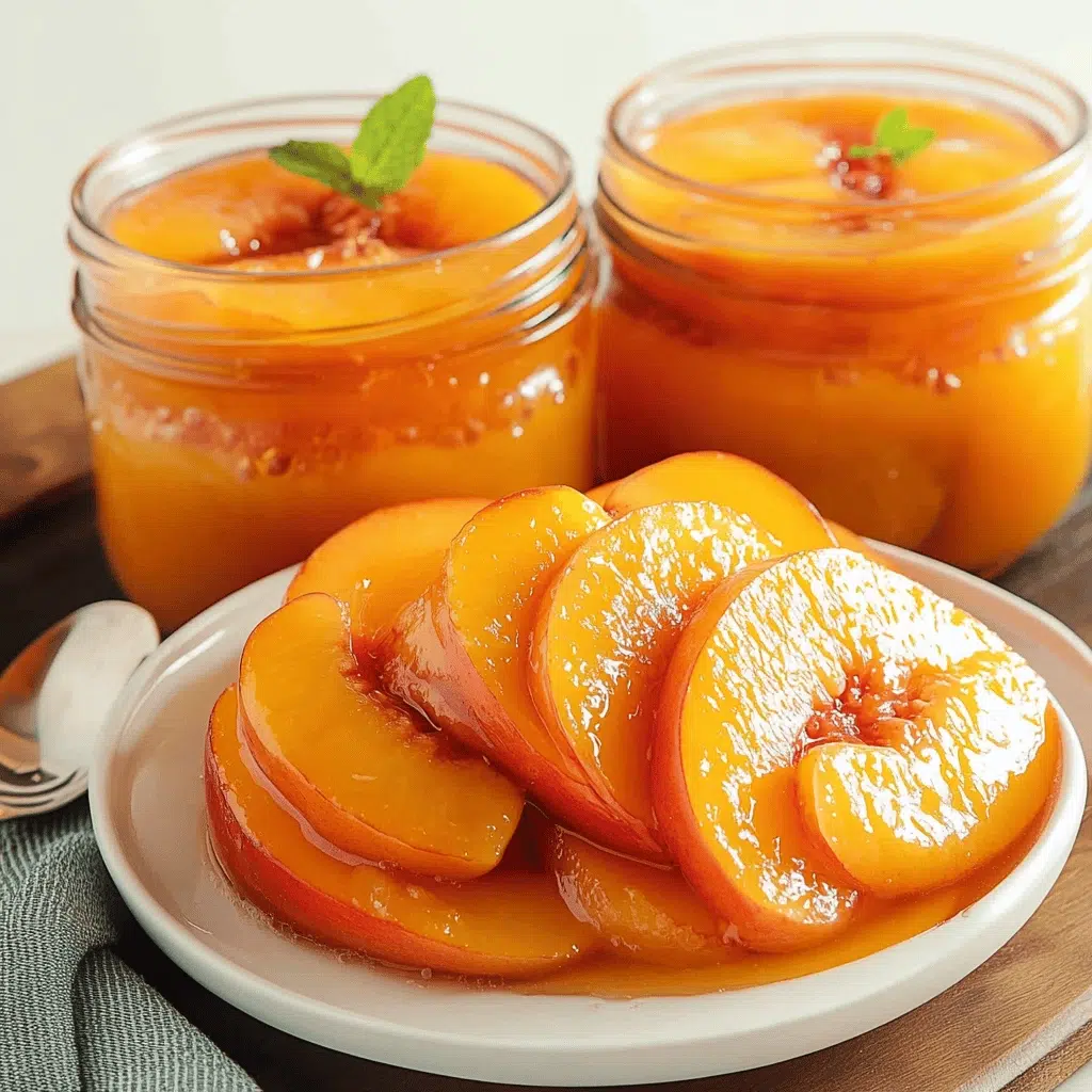 Canning Peaches at Home