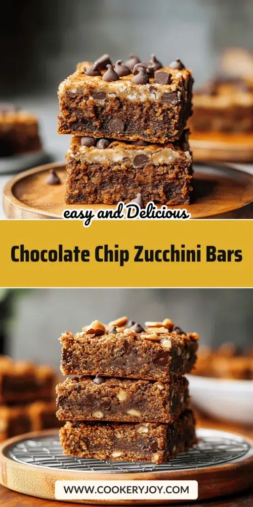 Chocolate Chip Zucchini Bars