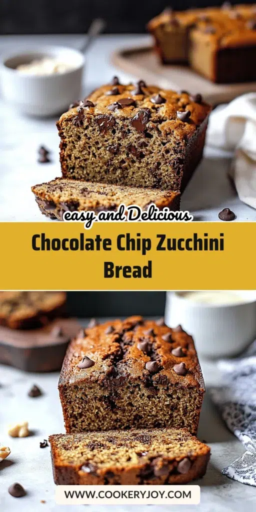 Chocolate Chip Zucchini Bread