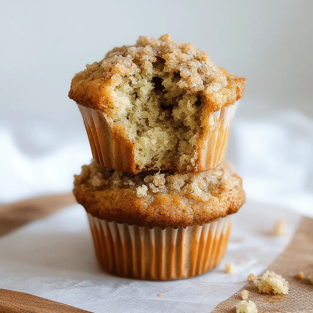 Cinnamon Zucchini Crumb Muffins