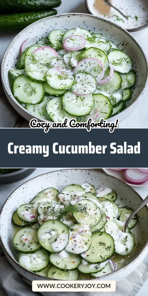 Creamy Cucumber Salad