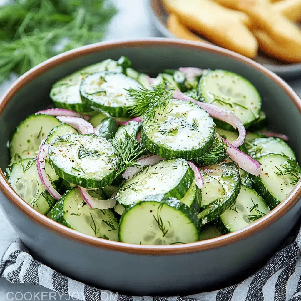 Cucumber Dill Salad