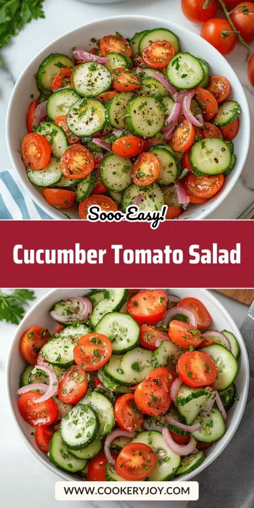 Cucumber Tomato Salad