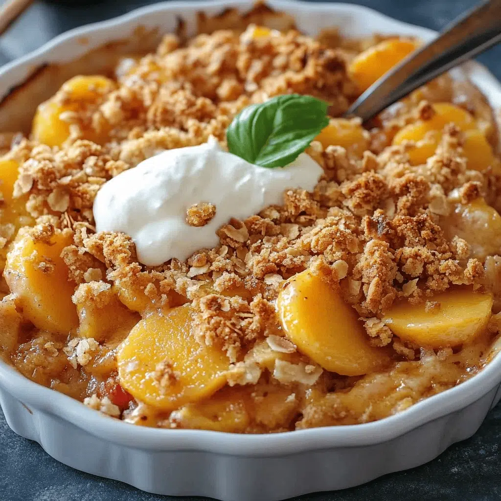 Easy Peach Crisp