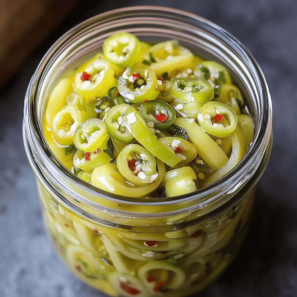 Easy Pickled Banana Peppers