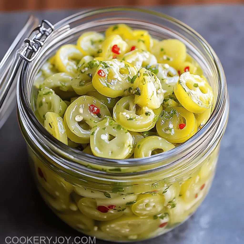 Easy Pickled Banana Peppers