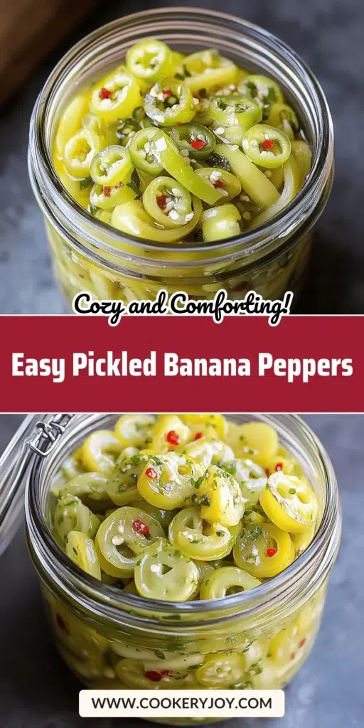 Easy Pickled Banana Peppers