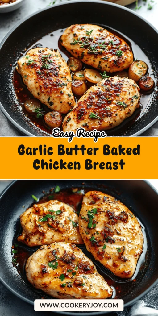 Garlic Butter Baked Chicken Breast