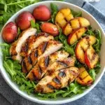 Grilled Chicken and Peach Salad