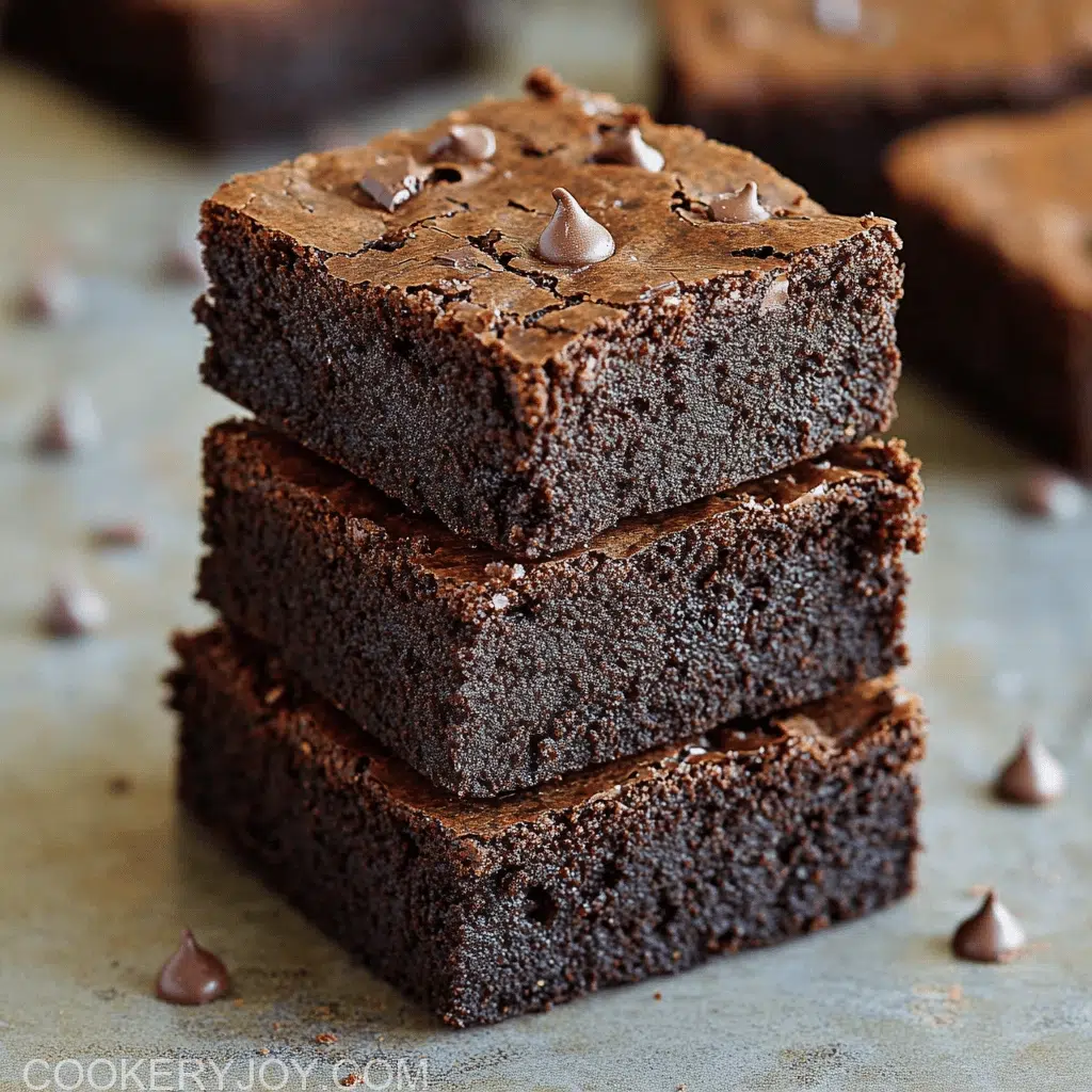 Healthy Zucchini Brownies