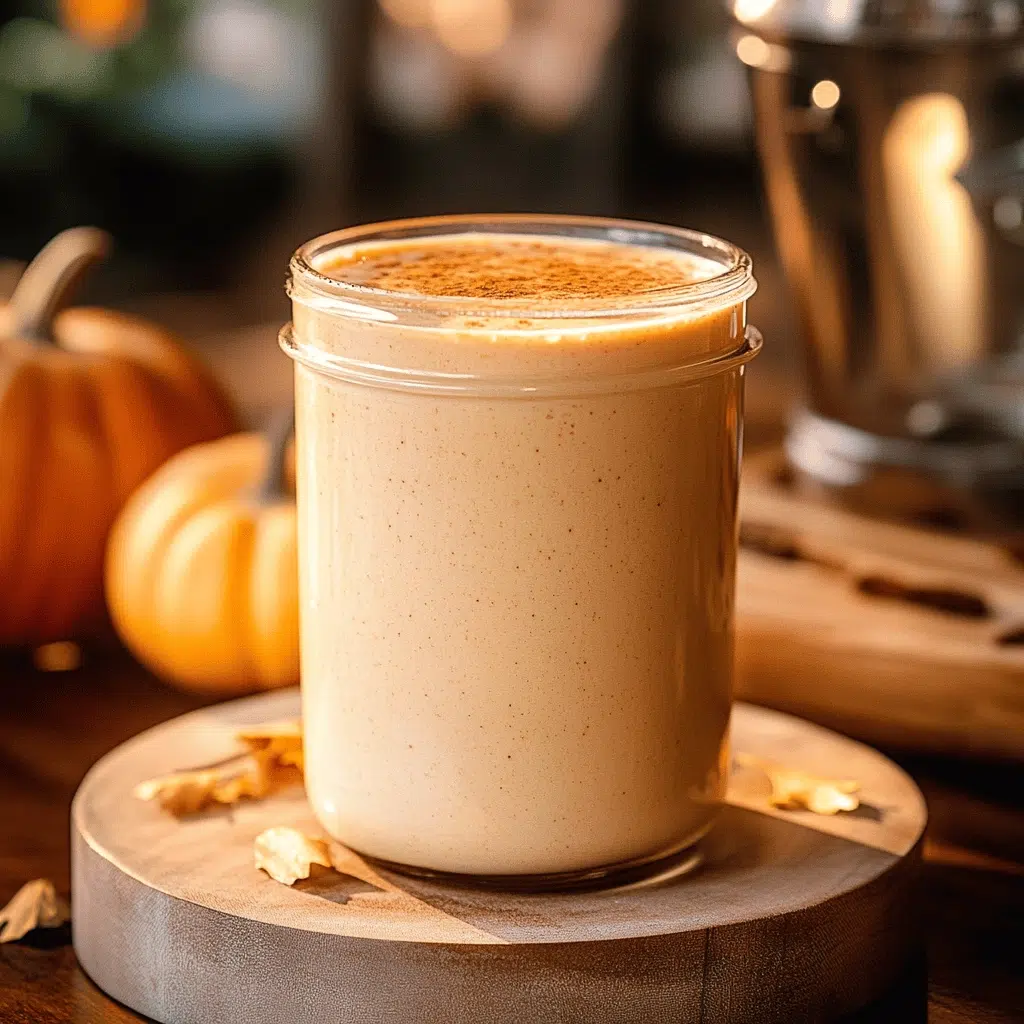 Homemade Pumpkin Coffee Creamer