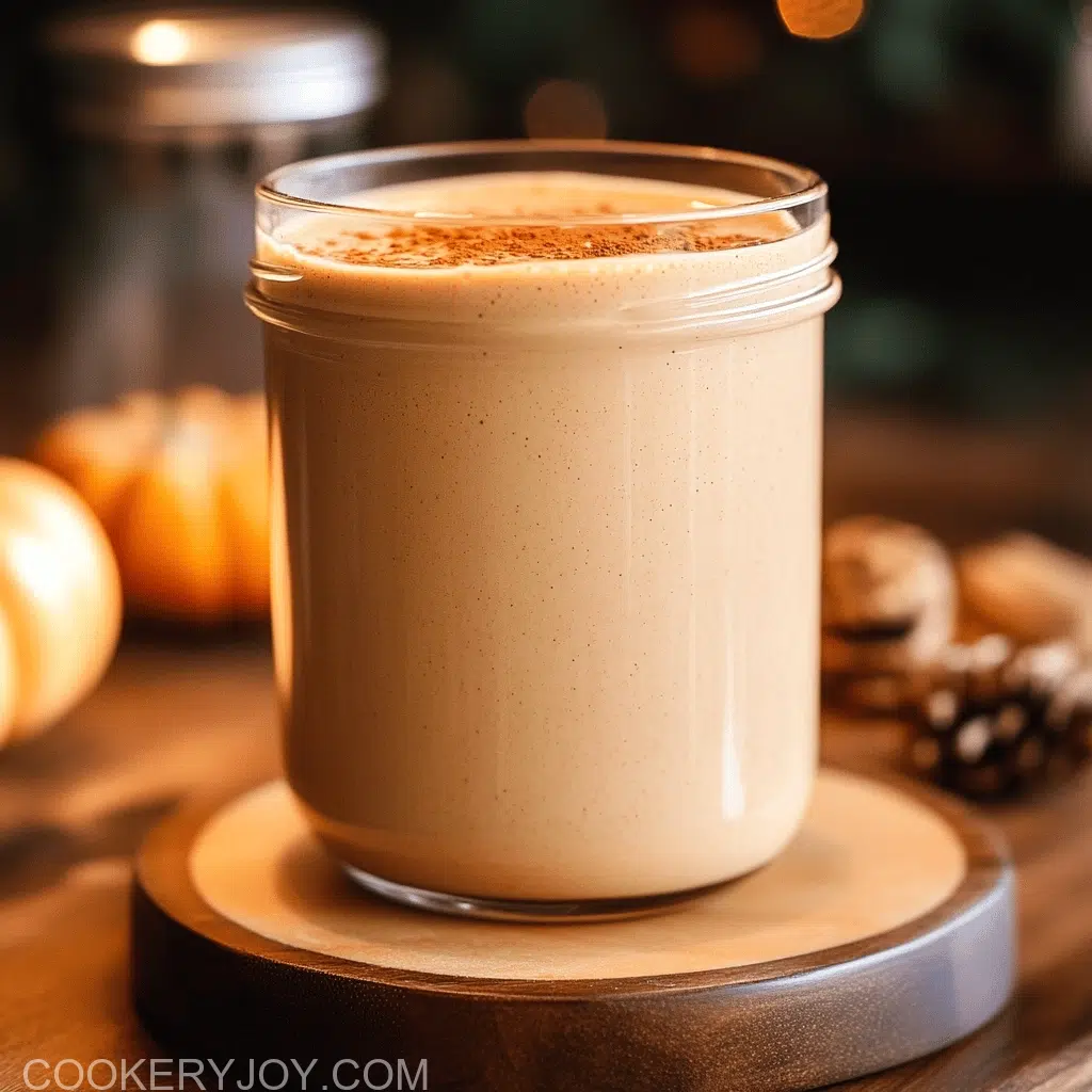 Homemade Pumpkin Coffee Creamer