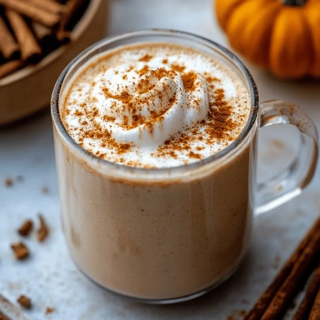 Homemade Pumpkin Spice Latte