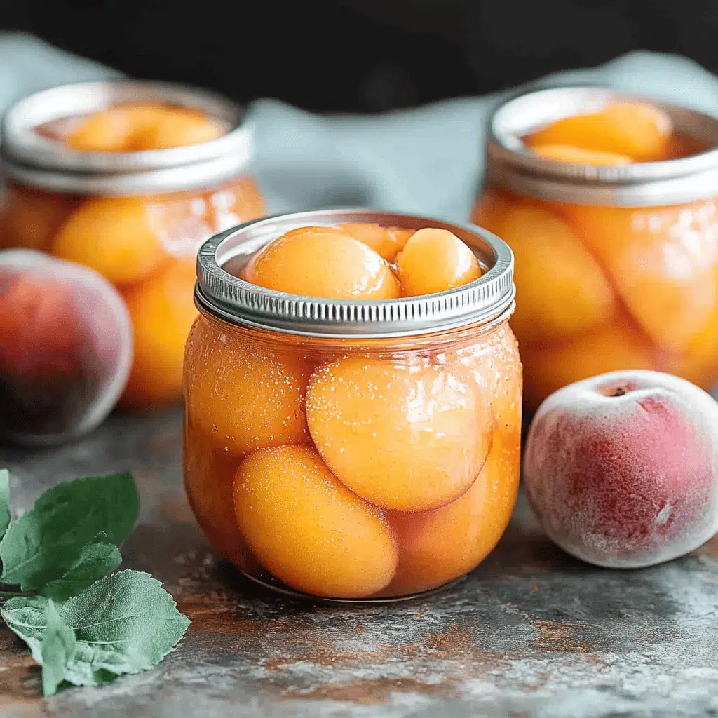 How to Can Peaches