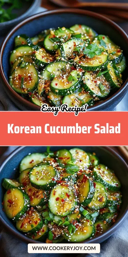 Korean Cucumber Salad