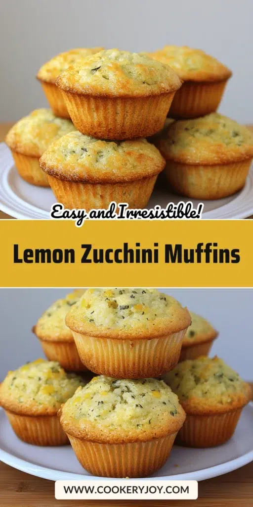 Lemon Zucchini Muffins