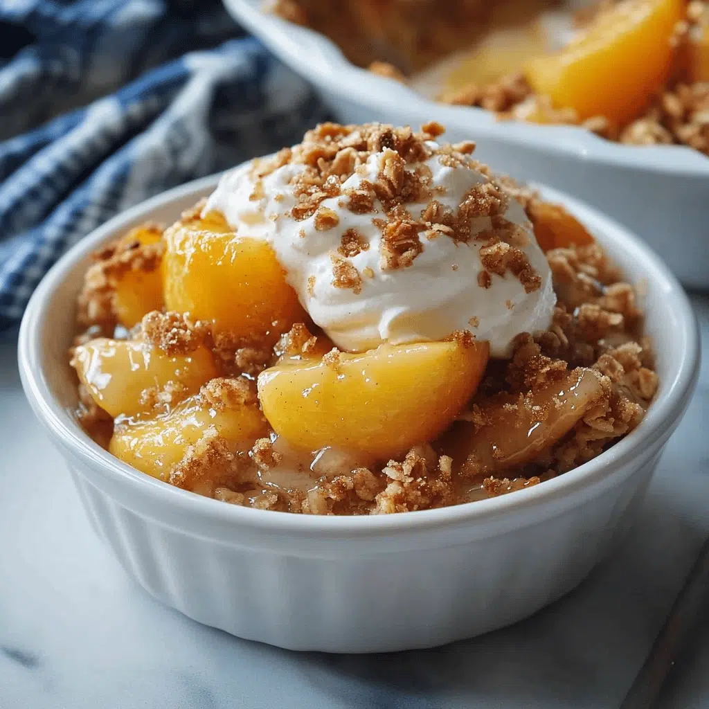 Nectarine Brown Sugar Crisp