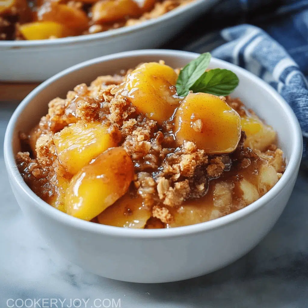 Nectarine Brown Sugar Crisp