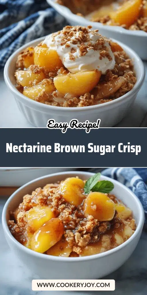 Nectarine Brown Sugar Crisp