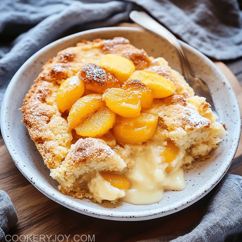 Nectarine Cobbler