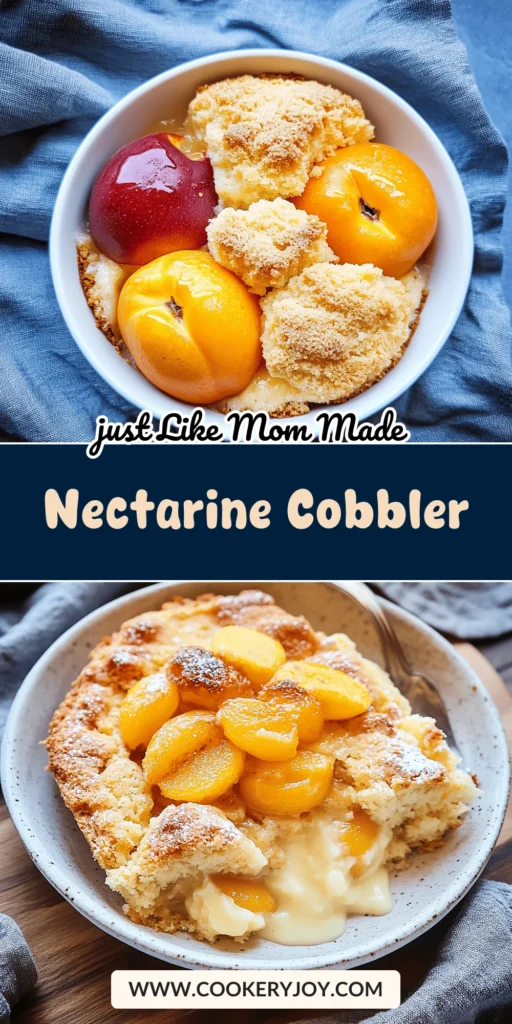 Nectarine Cobbler