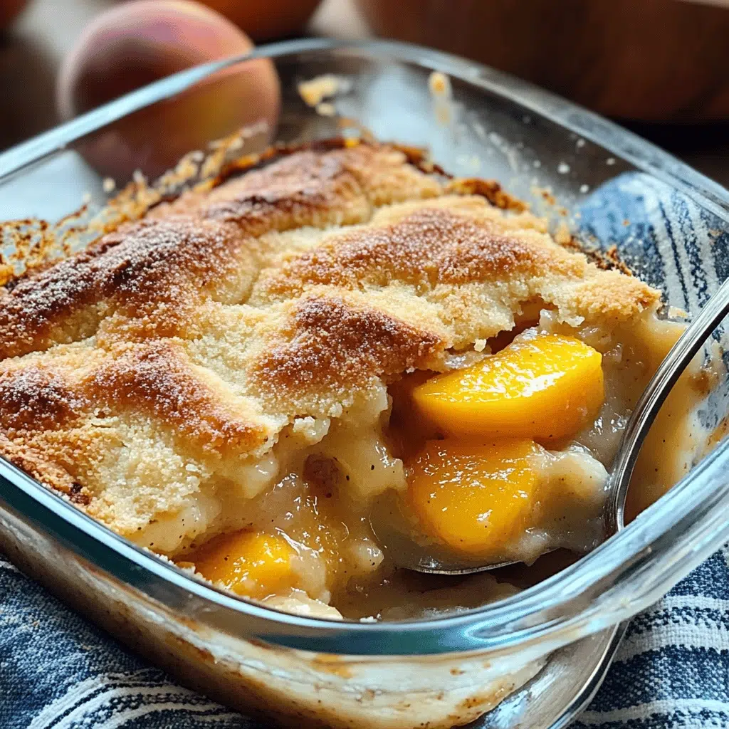 Old Fashioned Peach Cobbler