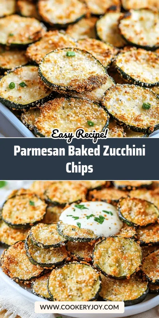 Parmesan Baked Zucchini Chips