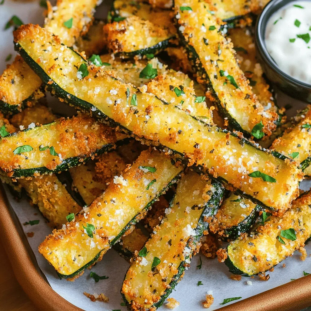 Parmesan Zucchini Fries