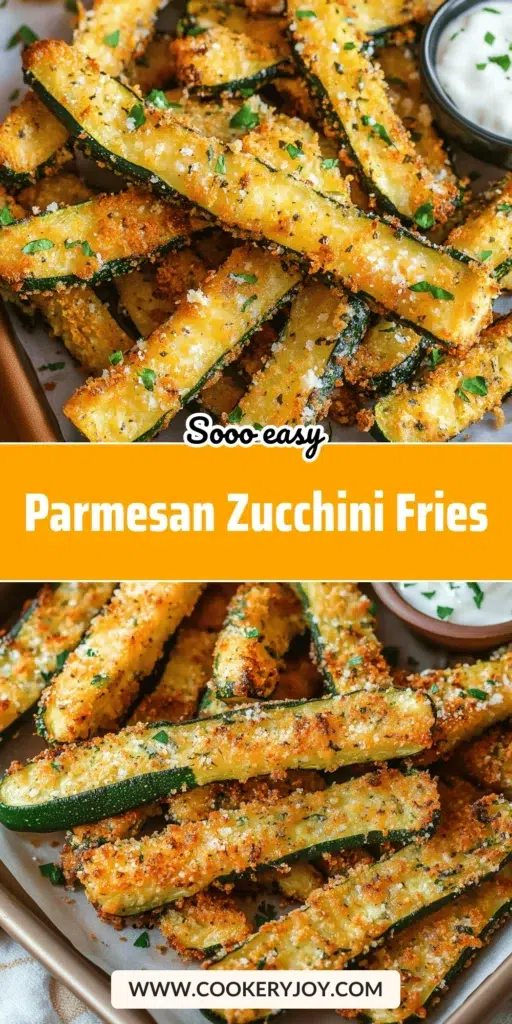 Parmesan Zucchini Fries