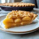 Peach Crumble Pie
