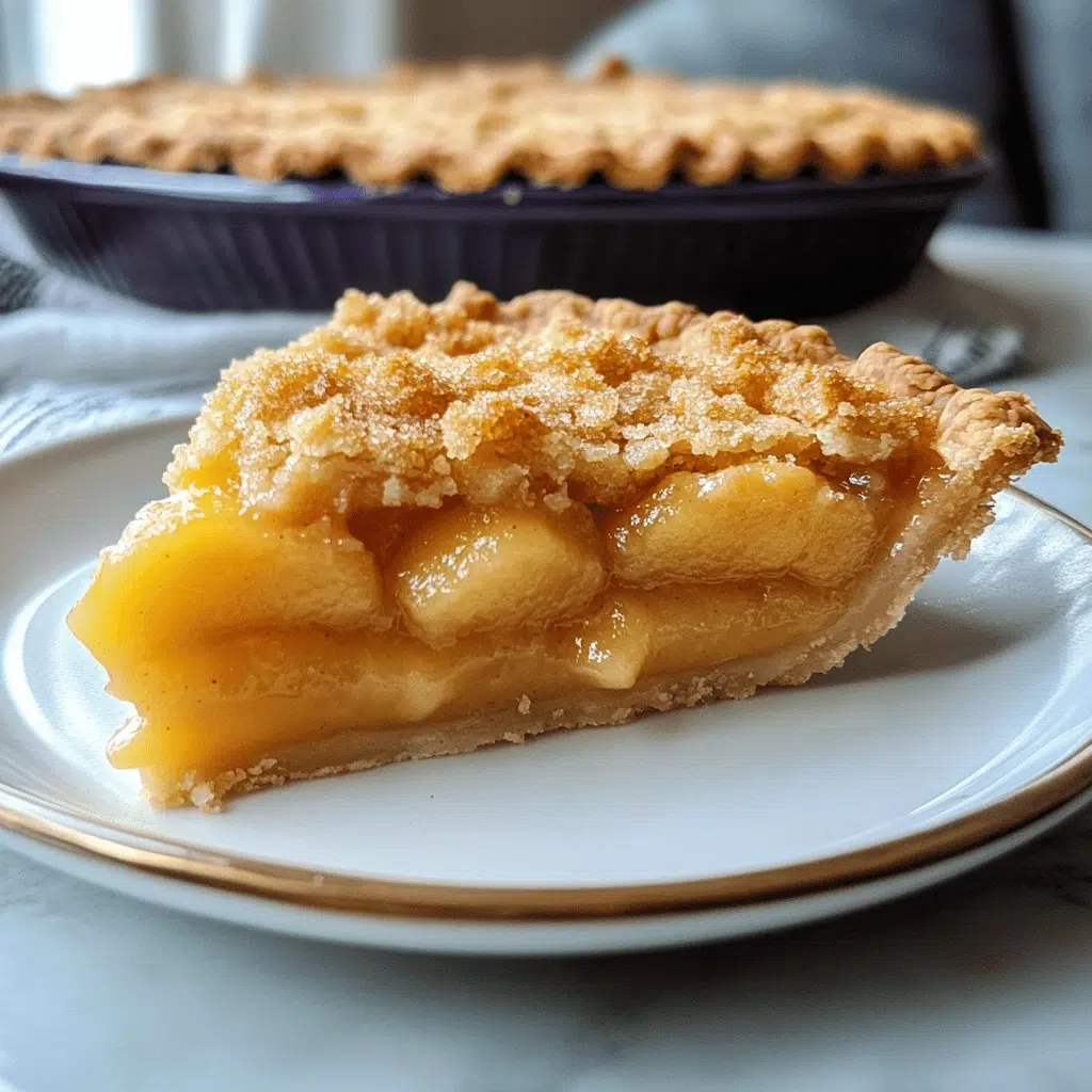 Peach Crumble Pie