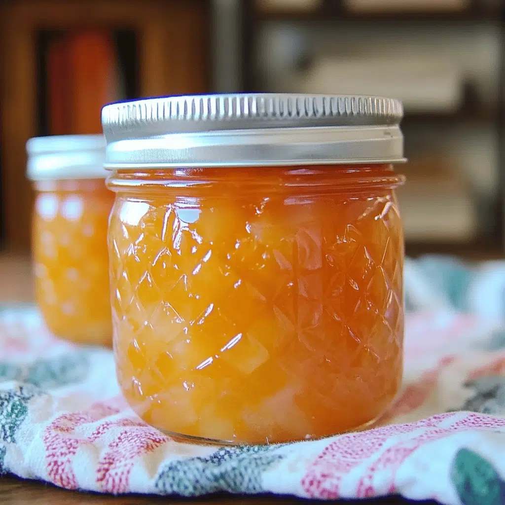 Peach Jam With Beginning Canning