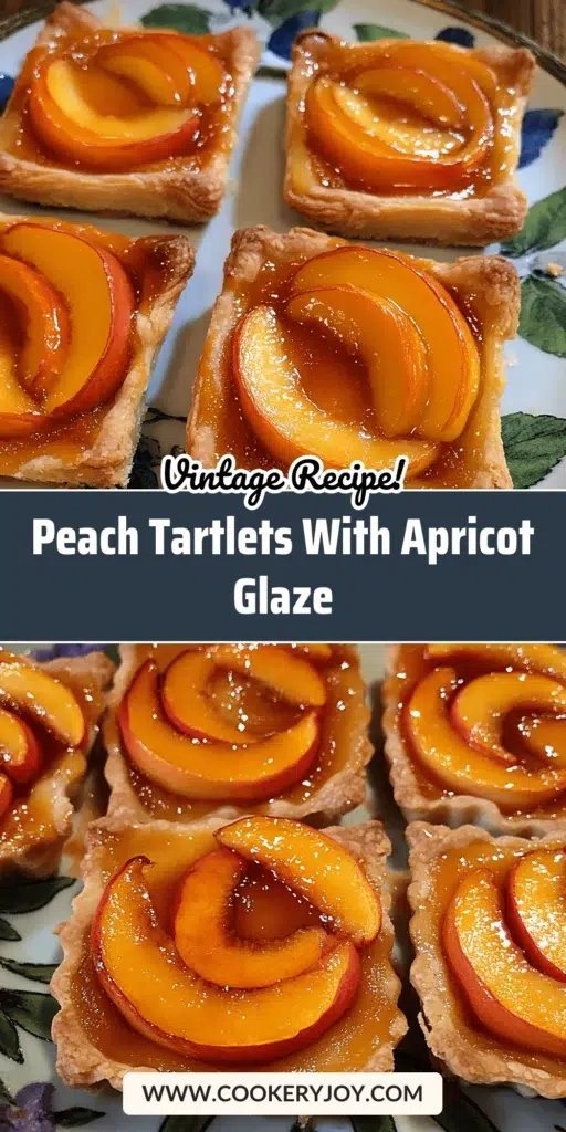 Peach Tartlets with Apricot Glaze