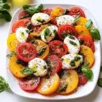 Peach Tomato Caprese Salad