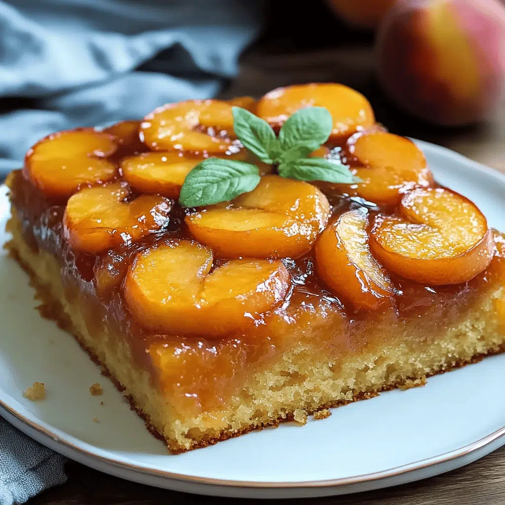 Peach Upside Down Cake