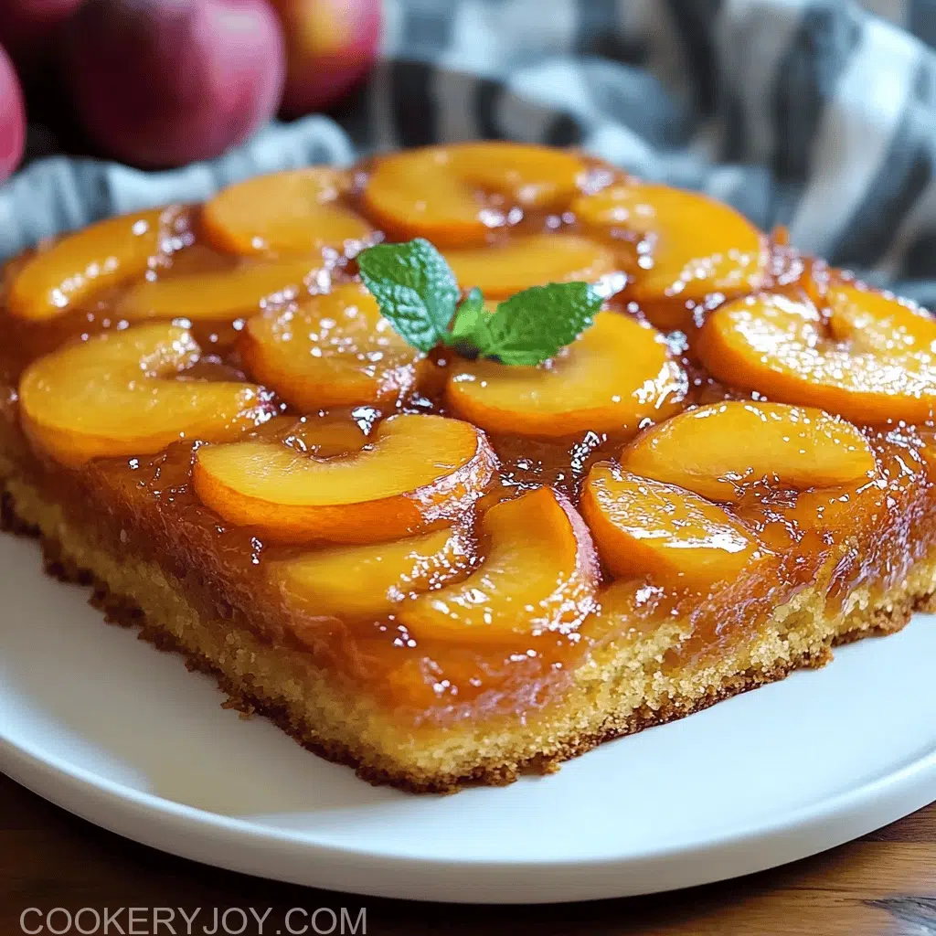 Peach Upside Down Cake